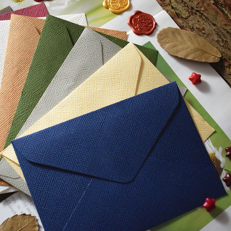 Wedding Supply Business - 50 ชิ้น/ล็อต 20.1x15.1 ซม.ซองสําหรับงานแต่งงานคําเชิญธุรกิจคุณภาพสูง 250g เนื้อกระดาษเครื่องเขียนกระเป๋าเก็บ