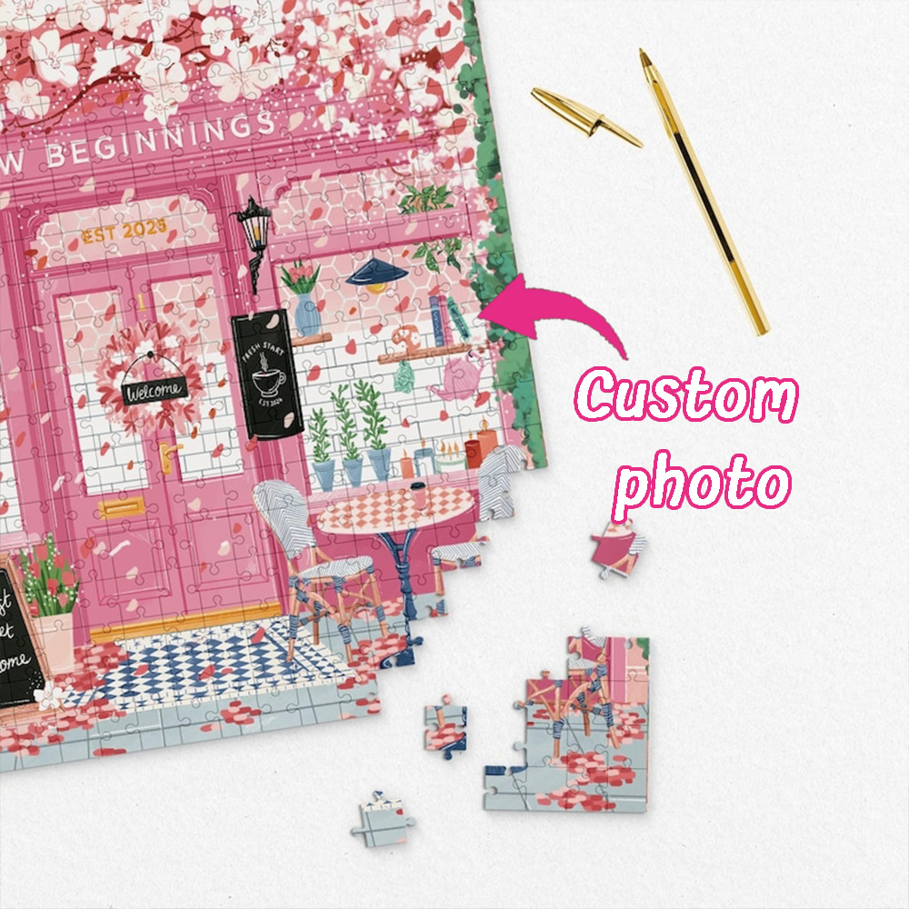 Wedding Souvenir - 35/300/500/1000 ชิ้น, จิ๊กซอว์ภาพถ่ายแบบกำหนดเอง, ของขวัญวันหยุดที่สมบูรณ์แบบ, ของที่ระลึกทำจากไม้
