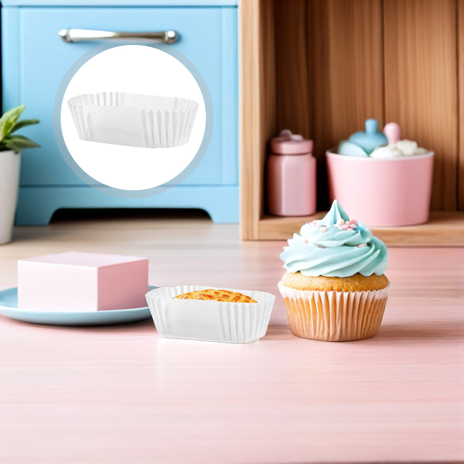 Wedding Cake Supply - ถ้วยกระดาษสำหรับเค้กคุณภาพพรีเมียม 2000 ชิ้น หนา แข็งแรง สำหรับทำขนมโฮมเมด