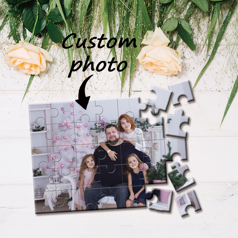 Wedding Souvenir - 35/300/500/1000 ชิ้น, จิ๊กซอว์ภาพถ่ายแบบกำหนดเอง, คู่รัก, งานแต่งงาน, ของที่ระลึกจิ๊กซอว์ภาพถ่ายสัตว์เลี้ยง