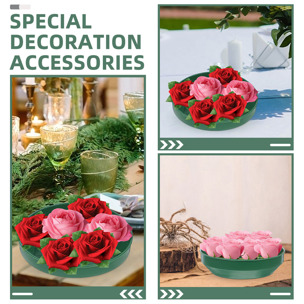 ถาดโฟมทรงกลมสำหรับจัดดอกไม้ 14 - Wedding Arch Flower บทวิจารณ์และราคา