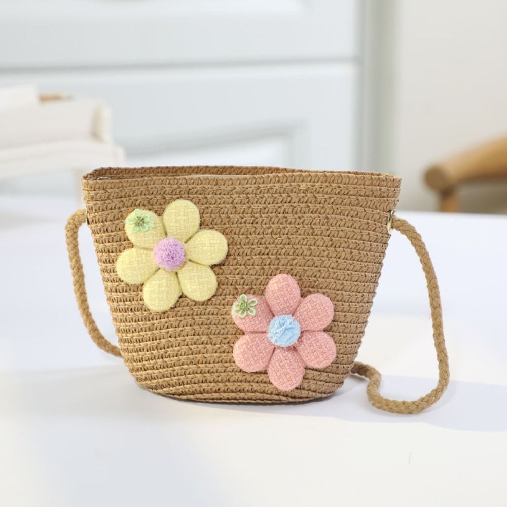 กระเป๋าสานดอกไม้ทำมือสำหรับเด็ - Flower Girl Basket บทวิจารณ์และราคา