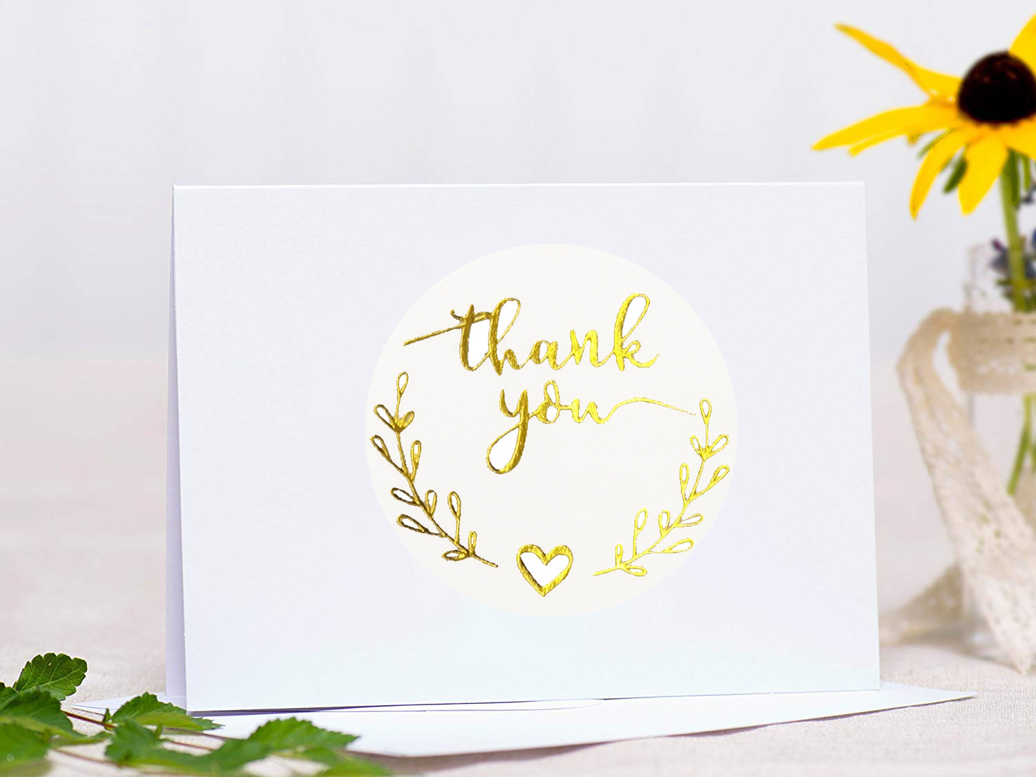 100-500 PCS ทองสติกเกอร์สําหรั - Wedding Supply Business บทวิจารณ์และราคา