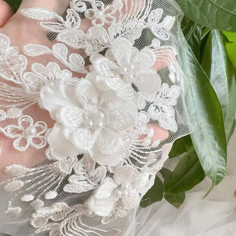 2 ชิ้น = 1 คู่, ลูกไม้ปักลายเช - Wedding Dress Supply บทวิจารณ์และราคา
