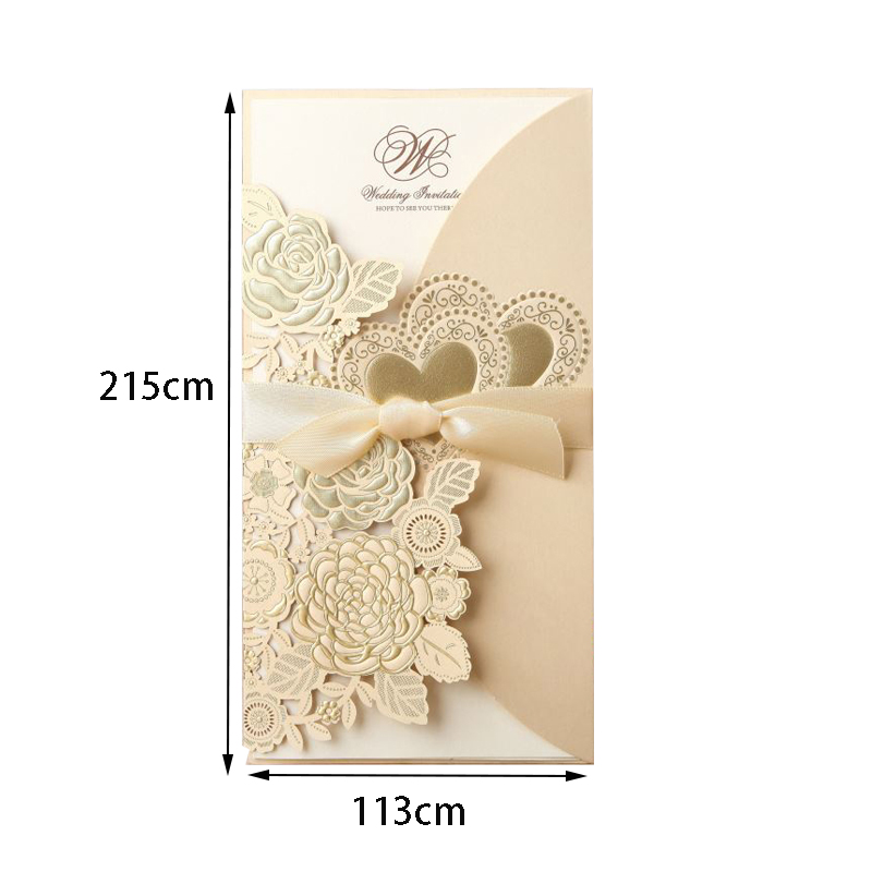 5/10Pcs เลเซอร์ตัดบัตรเชิญงานแ - Wedding Supply Business บทวิจารณ์และราคา