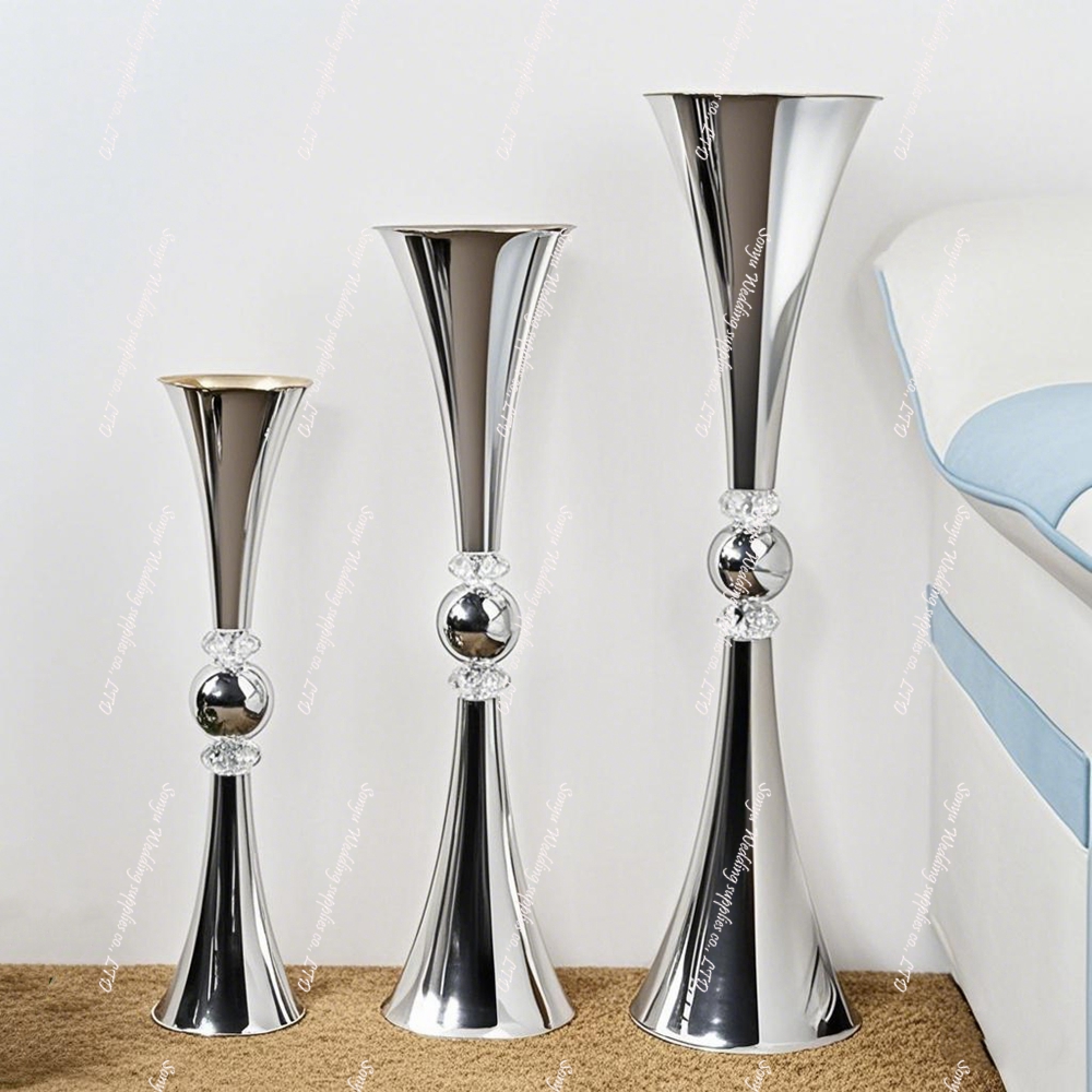 10 ชิ้น ขาตั้งลูกบอลดอกไม้อะคร - Centerpiece Vase Tall บทวิจารณ์และราคา