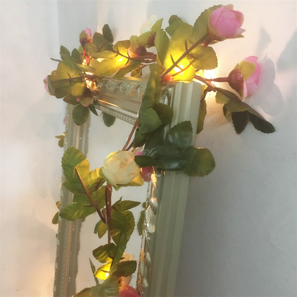 ไฟประดับรูปดอกกุหลาบสีชมพู 2.2 - Wedding Arch Flower บทวิจารณ์และราคา