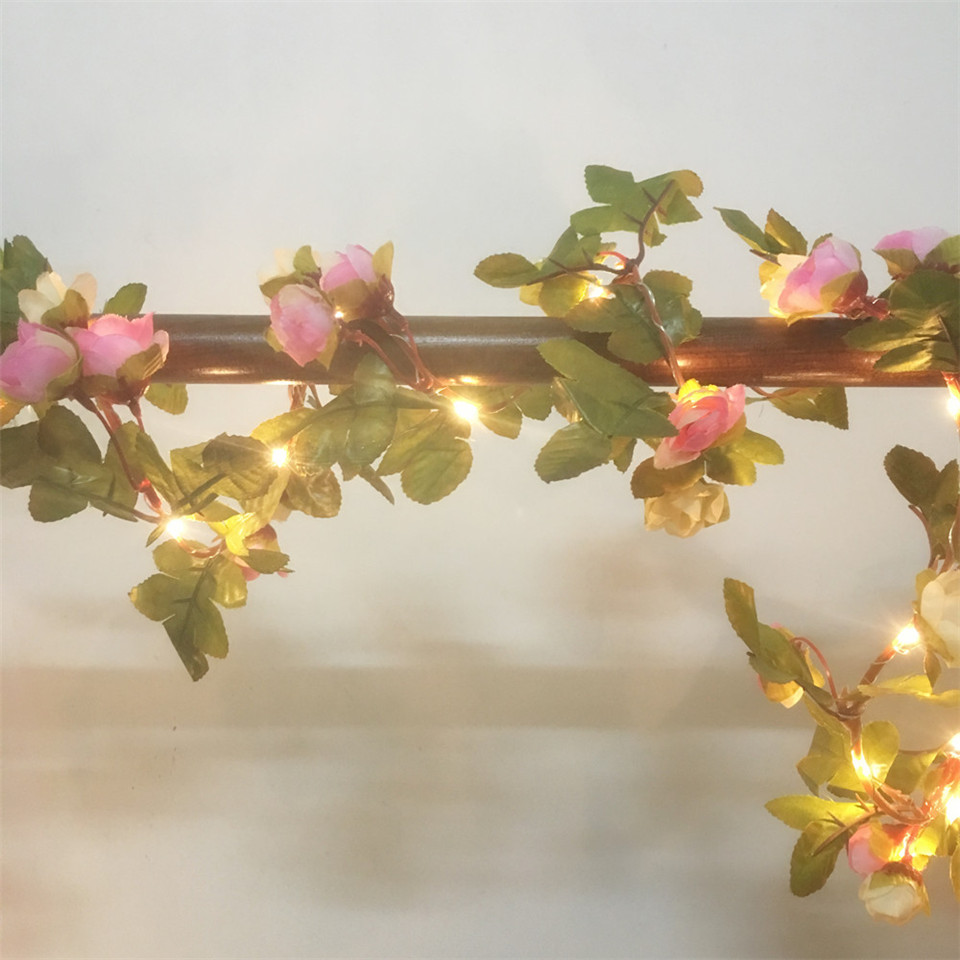 ไฟประดับรูปดอกกุหลาบสีชมพู 2.2 - Wedding Arch Flower บทวิจารณ์และราคา