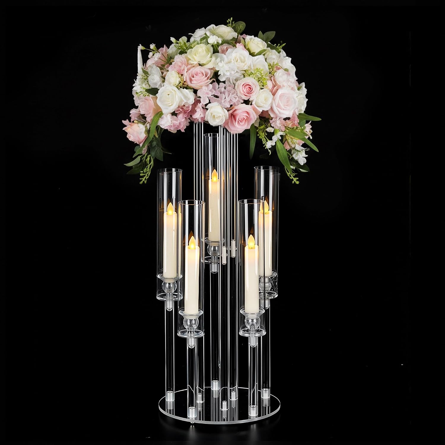 เชิงเทียนอะคริลิกแบบ 5 แขนพร้อ - Centerpiece Vase Tall บทวิจารณ์และราคา