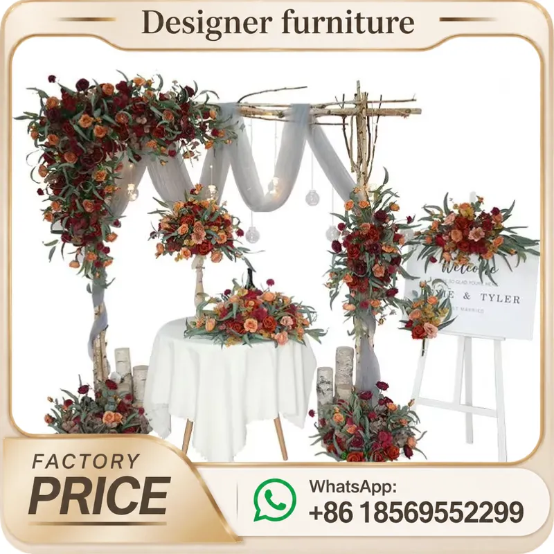 ชุดดอกกุหลาบประดิษฐ์สำหรับตกแต - Wedding Arch Flower บทวิจารณ์และราคา