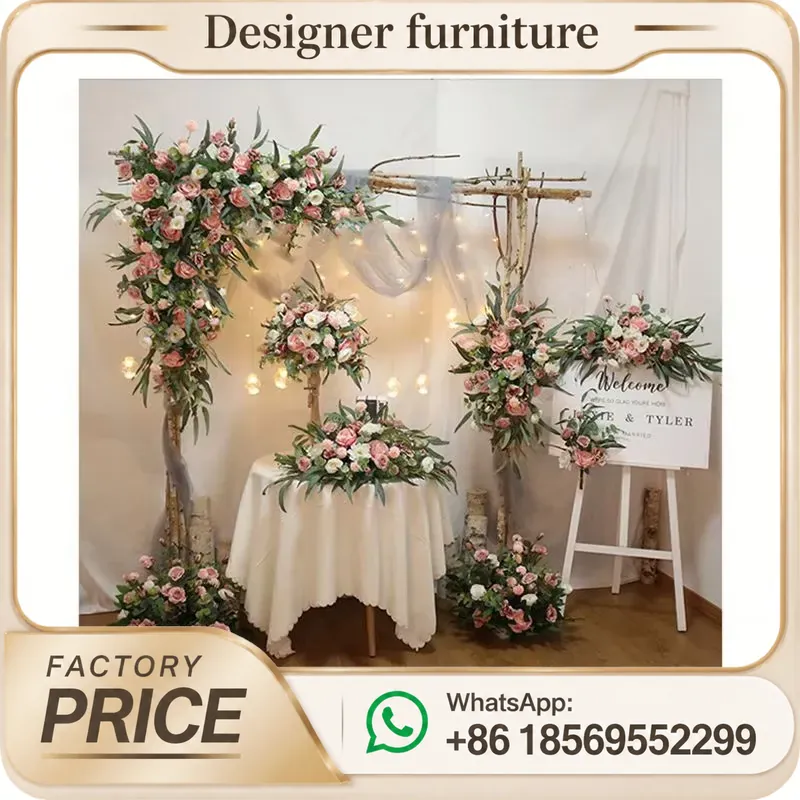 ชุดดอกกุหลาบประดิษฐ์สำหรับตกแต - Wedding Arch Flower บทวิจารณ์และราคา