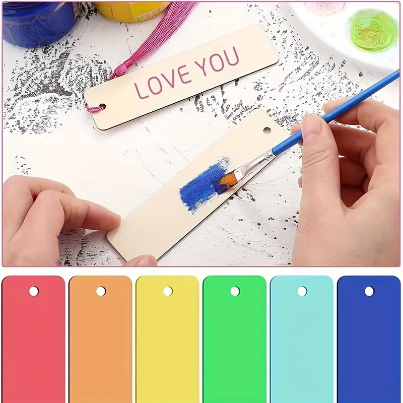 DIY 10 ชิ้น ที่คั่นหนังสือไม้ส - Wedding Supply Co บทวิจารณ์และราคา