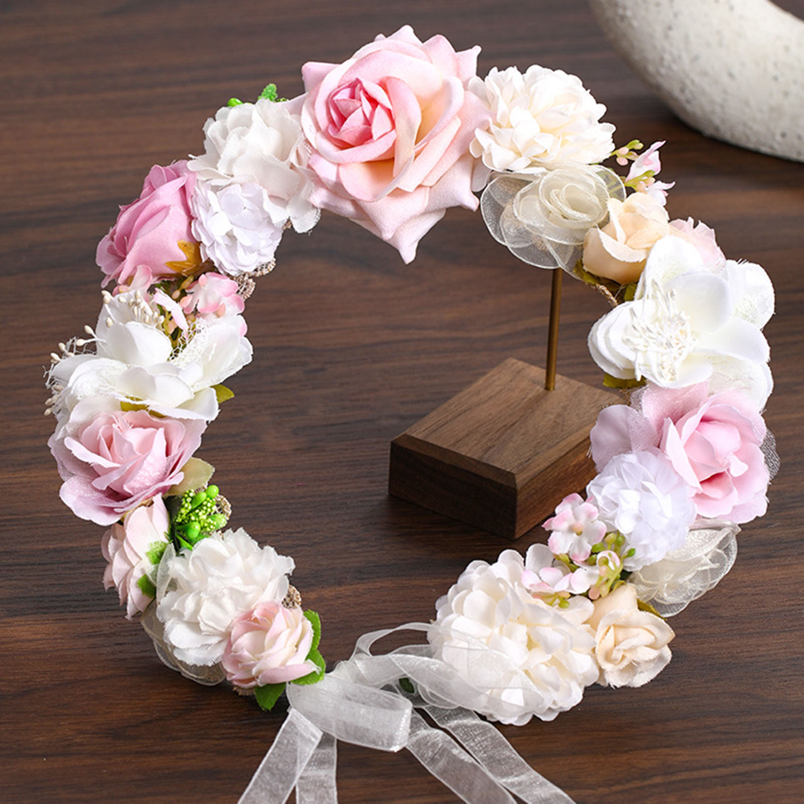 มงกุฎดอกไม้ พวงมาลัยเจ้าสาว พว - Wedding Arch Flower บทวิจารณ์และราคา