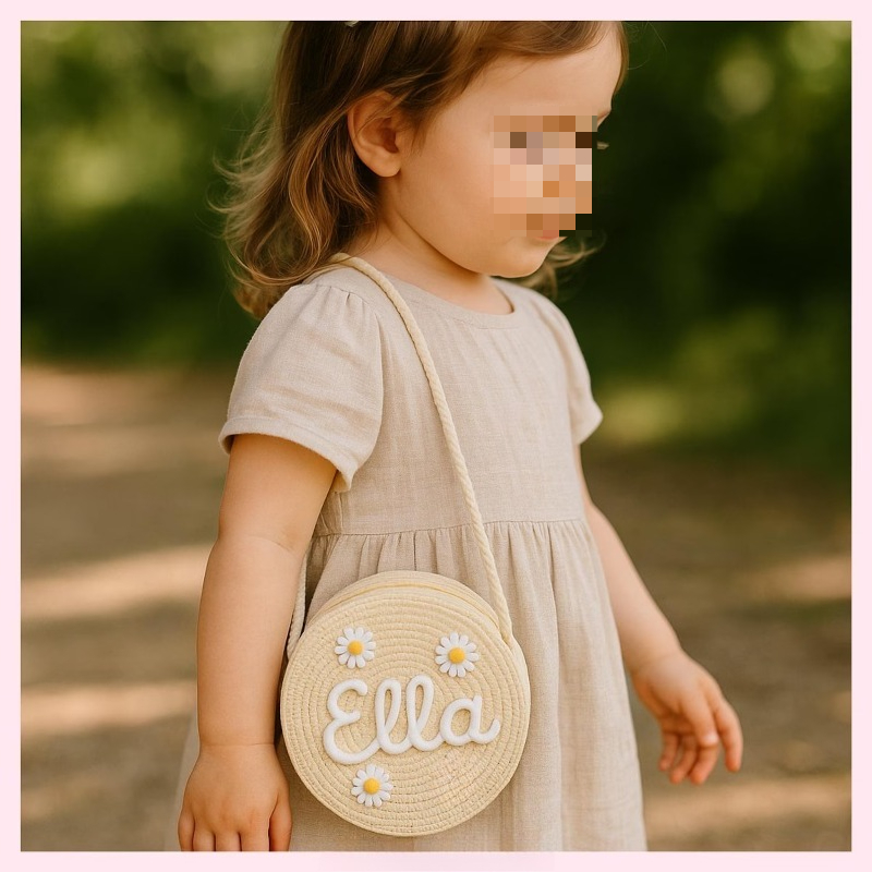 กระเป๋าสานทำมือแบบส่วนตัว 1 ใบ - Flower Girl Basket บทวิจารณ์และราคา