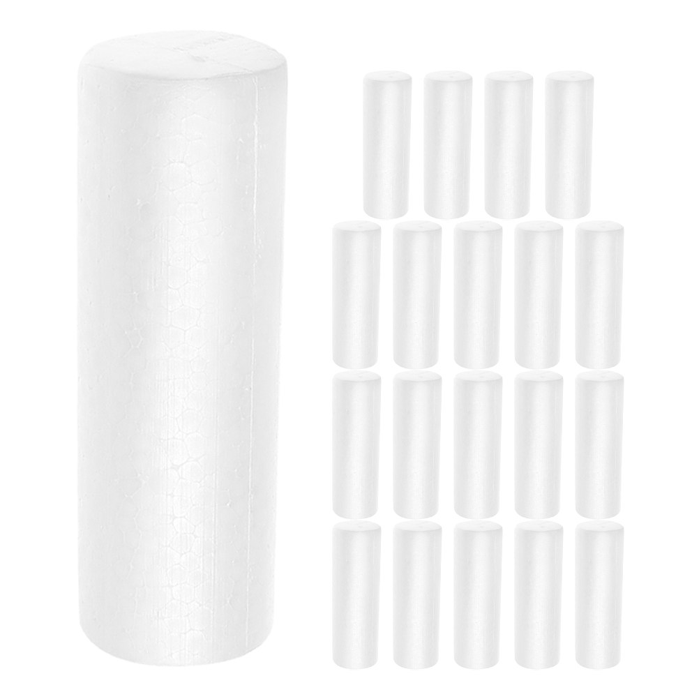 โฟมทรงกระบอกสีขาว 20 ชิ้น ขนาด - Wedding Supply Decor บทวิจารณ์และราคา