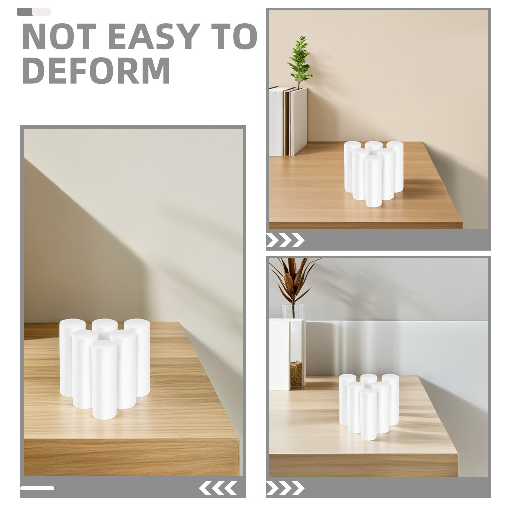โฟมทรงกระบอกสีขาว 20 ชิ้น ขนาด - Wedding Supply Decor บทวิจารณ์และราคา