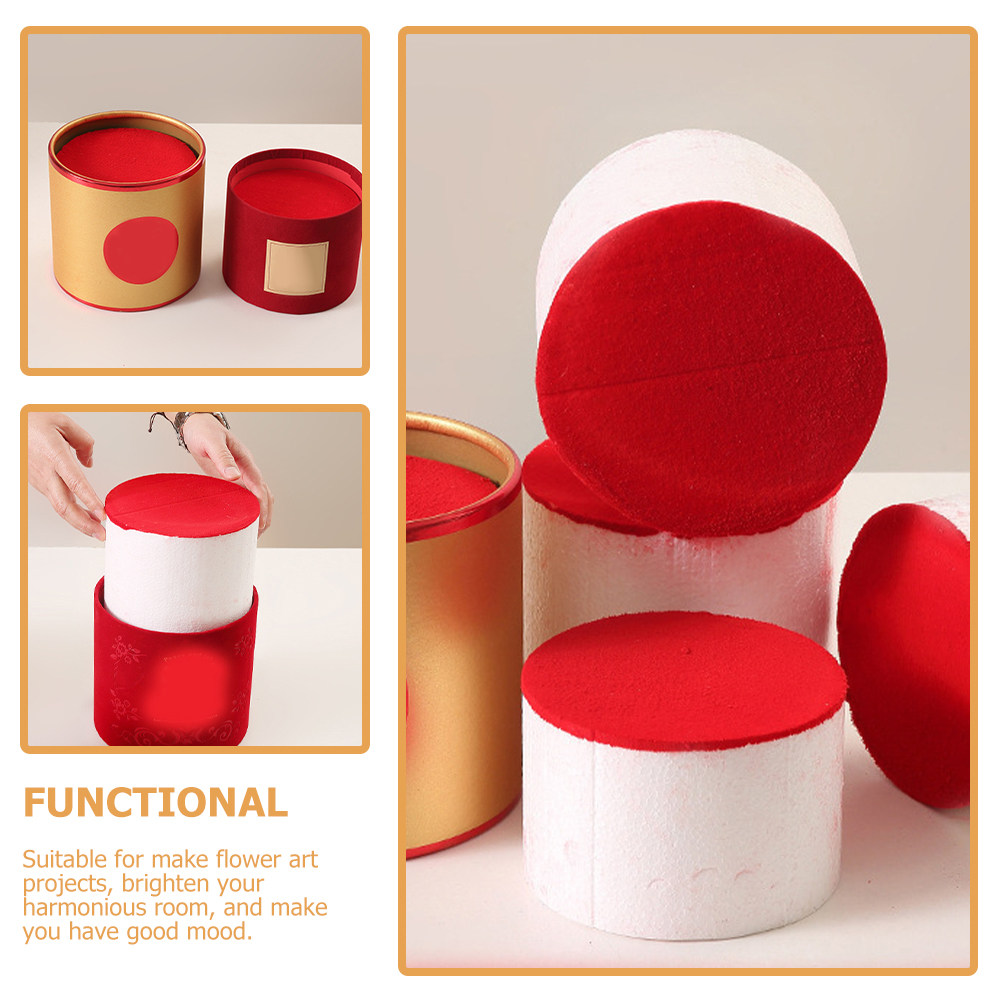 โฟมดอกไม้ทรงกลม 2 ชิ้น ตัดง่าย - Wedding Supply Decor บทวิจารณ์และราคา