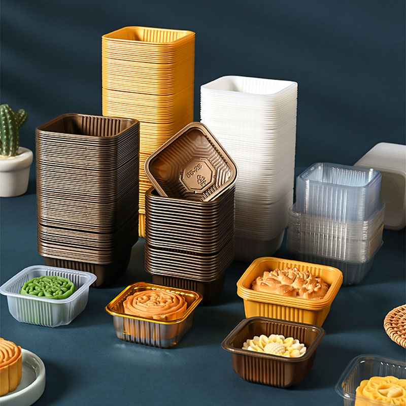 100pcs Mooncake ถาดพลาสติกสัตว - Wedding Cake Supply บทวิจารณ์และราคา