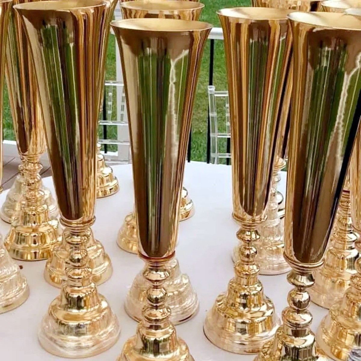 สูง 50 ซม.) โมเดิร์นขาตั้งดอกไ - Centerpiece Vase Tall บทวิจารณ์และราคา