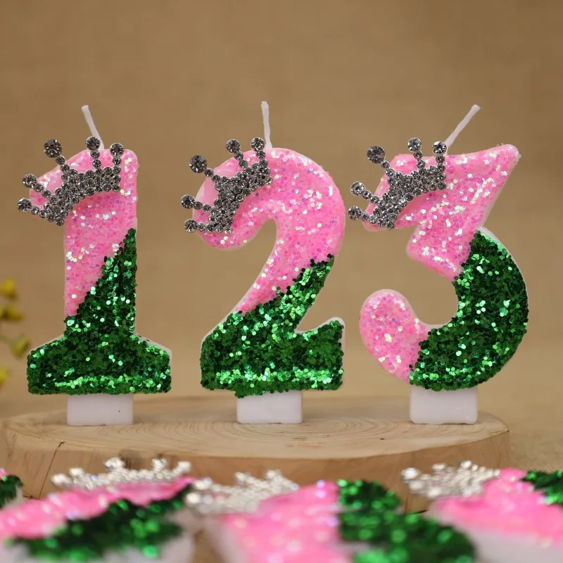 เทียนวันเกิดรูปมงกุฎเจ้าหญิงสี - Wedding Cake Supply บทวิจารณ์และราคา