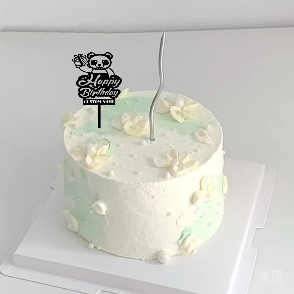 1 ชิ้น ของตกแต่งเค้ก/บาร์ ลายห - Wedding Cake Supply บทวิจารณ์และราคา