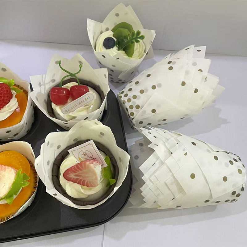 50 ชิ้น/100 ชิ้น ถ้วยเค้กลายดอ - Wedding Cake Supply บทวิจารณ์และราคา