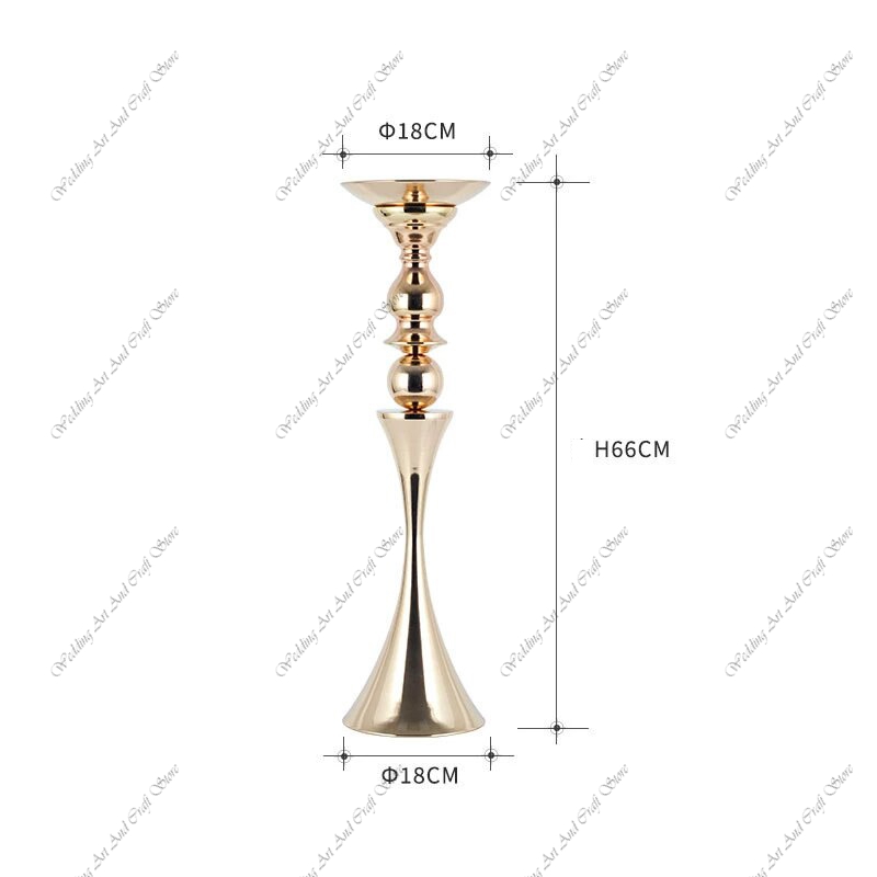 แจกันเหล็กศิลป์สีทอง ขนาด 10 ช - Centerpiece Vase Tall บทวิจารณ์และราคา